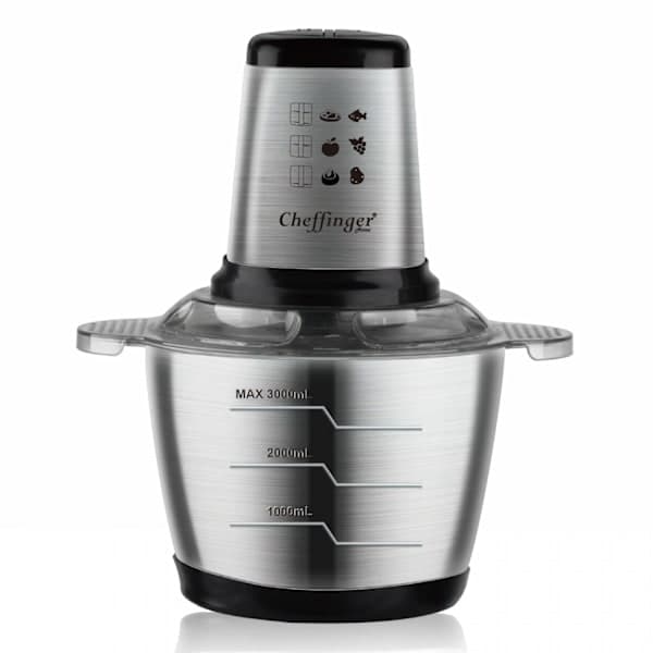 Cheffinger CF-FP1000I: 3L 1000W Foodprocessor - XF10-