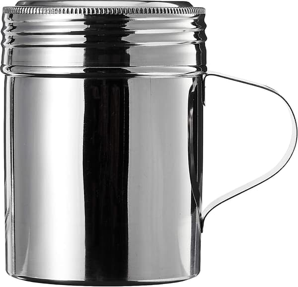 Rustfrit ståldrysser med håndtag