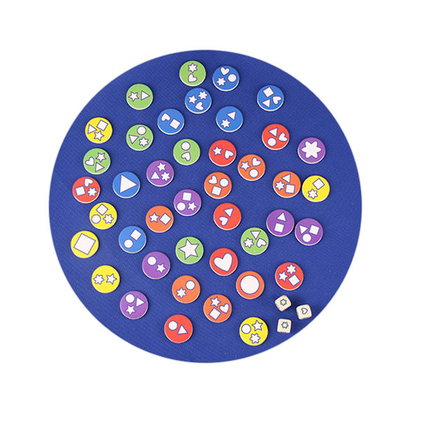 Matchande brädspel i trä, memory candy-spel, tidig lärande leksak för barn B