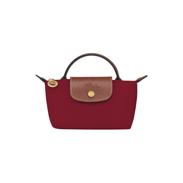 Longchamp Mini Dumpling Väska Crossbody Handväska Damväska Mini Liten Väska med Hålslagning och Axelrem