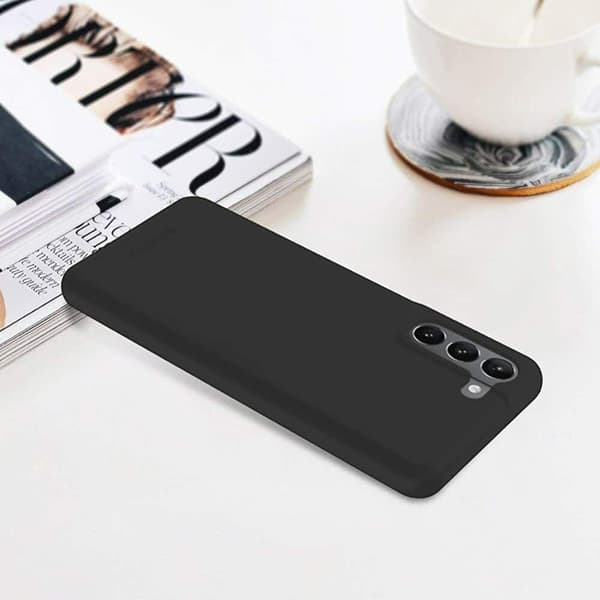Samsung Galaxy S21 FE 5G - Matt TPU Soft Case - Black