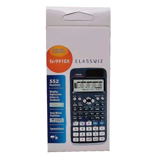 Fx-991ex / Fx-991es Plus Scientific Calculator Svart Fx-991EX