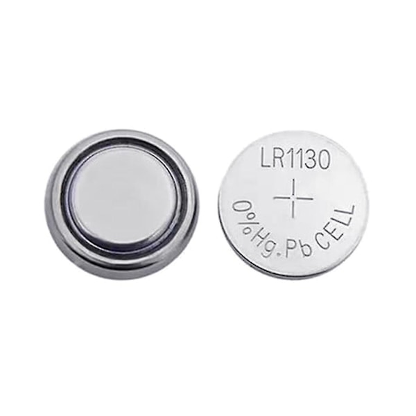 Förpackning med 50/100 Lr1130 Knappcell Ag10 Knappbatteri Mp3-spelare Leksak Klocka Räknare Zinkmanganbatteri 1,55v