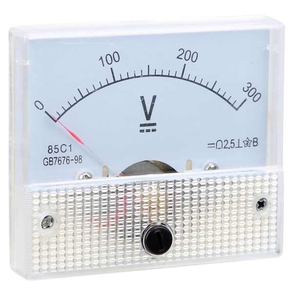 DC-visare Voltmeter Hög precision Installationsmätare 85C1 DC 0~300V
