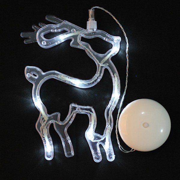 8 LED-valoa Kopparlangalla Varustettu Paristokäyttöinen Peuraketju Riippuva Valo