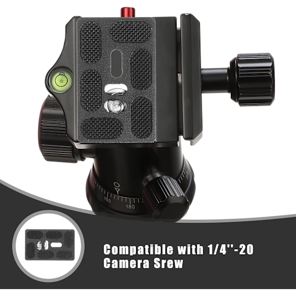 2-delt Universal Quick Release-plade i metal med 1/4\" skrue - X71-