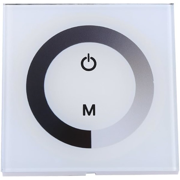 Touch Panel Controller Ljusstyrka Justerbar Dimmer för Enkel