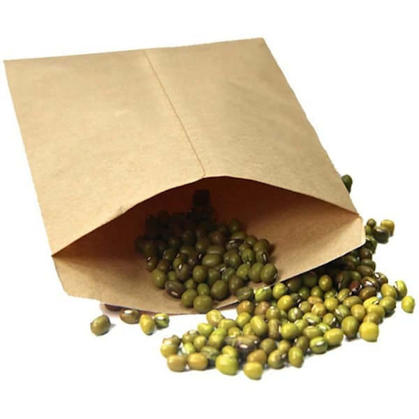 Mini flate kraftpapirposer konvolutter for små godteri-X72-