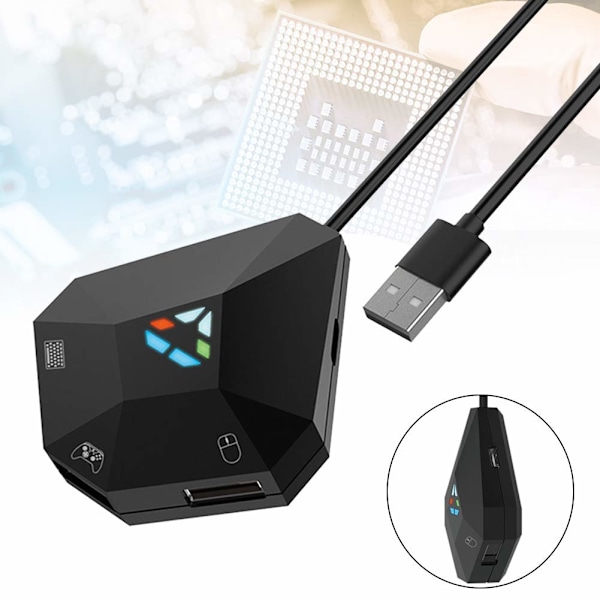 INF Mus/tangentbord Adapter Kompatibel med Nintendo Switch, PS4, Xbox One/360, PS3