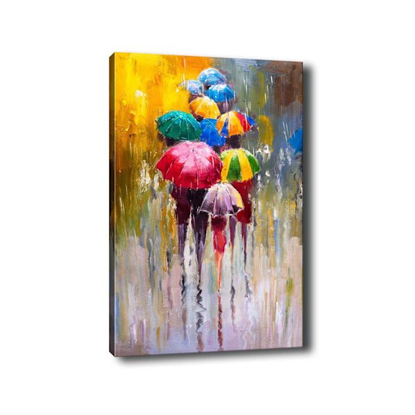 Dekorativt lærredsmaleri (50 x 70) - 248-X73- 860