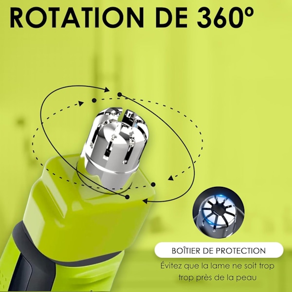 2 stk OneBlade nese- og øretrimmerblad, erstatningsblad, OneBlade og Pro barberblad, reservedeler