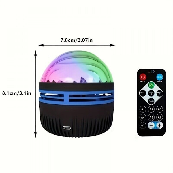 Norrsken Galaxy projektionslampe Aurora projektor natlampe-X72-