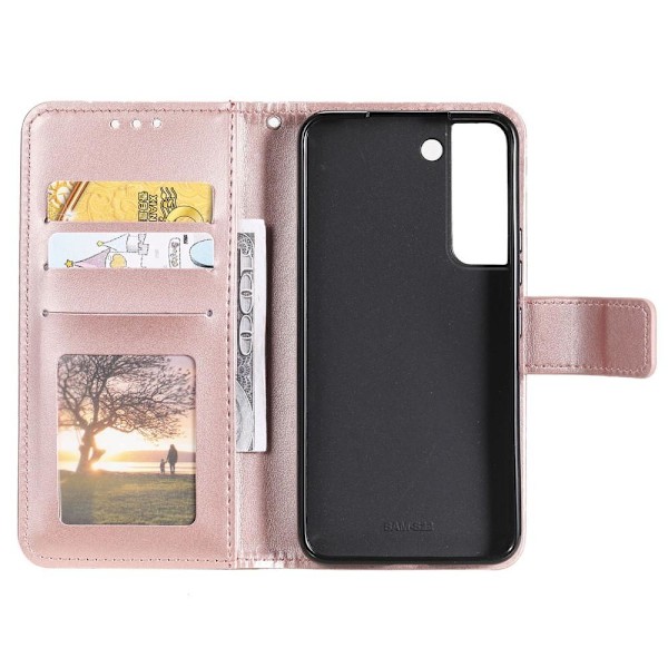 SKALO Samsung S22 Mandala Plånboksfodral - Rosé-X72-