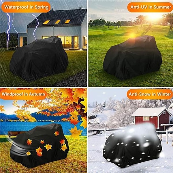 Græsslåmaskinetræk Udendørs Havetraktor Vandtæt Klippemaskinetræk 177 X 110 X 110cm-XF6- 177*110*110cm