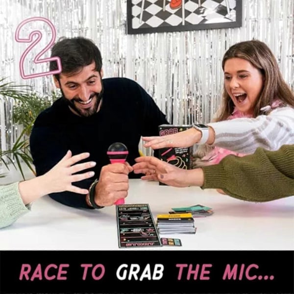 Grab The Mic Karaoke-peli Jännittävä Grab The Mic Onnenmuna Grab The Mic Karaoke-peli Uusi