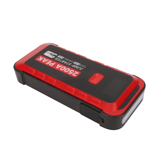 Car Jump Starter 2500A 25800mAh USB Snabbladdning LCD-skärm Bärbar Jump Starter för 12V Fordon Camping