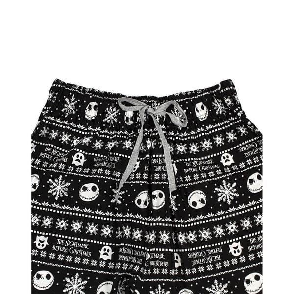 Nightmare Before Christmas Jack Skellington Pyjamasbyxor för män, svart/vit