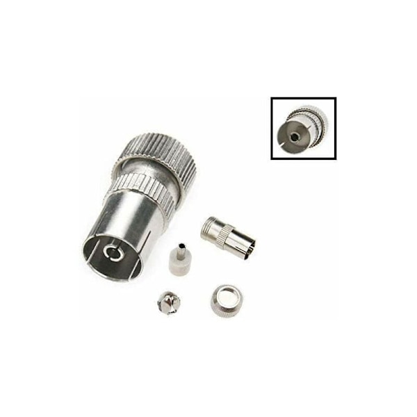 T-formet antennefordeler - 2-vejs antennefordeler - 2 DVB-T/BK-stik