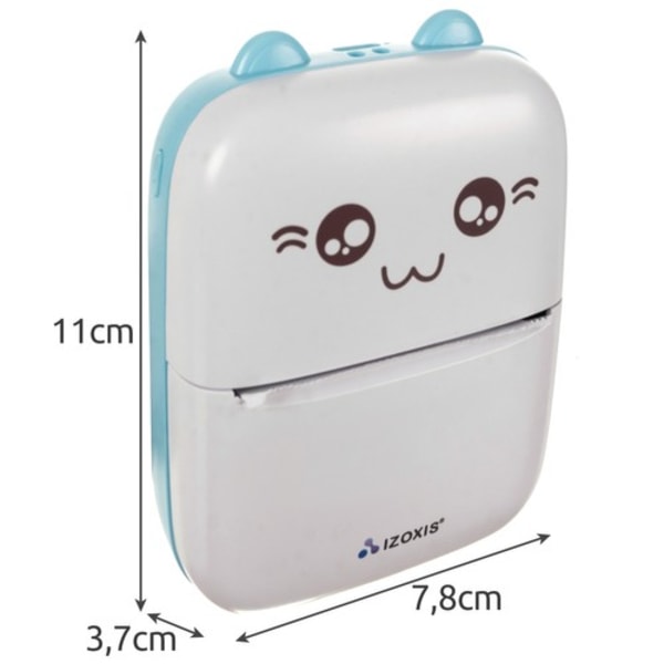 Miniskrivare Bluetooth 200 Dpi Etikettskrivare Med 11st Rullar