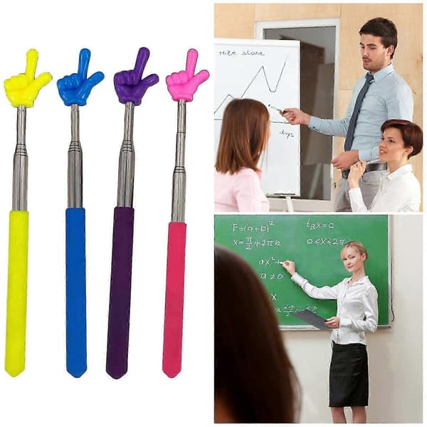 Finger Pointer Professional Telescopic Teacher Pointer Durable Handheld Pointer for Classroom