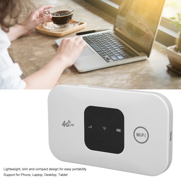 Kannettava Wifi Nopea Valkoinen Pieni 4G Mobiili WiFi Hotspot Reititin Puhelimelle Kannettavalle Tietokoneelle Työpöydälle Tabletille