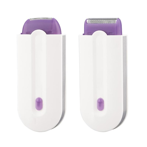 2 i 1 elektrisk epilator hårborttagning Smärtfri hårborttagningsmedel Rakapparat Omedelbar smärtfri gratis sensorlampa USB -laddning