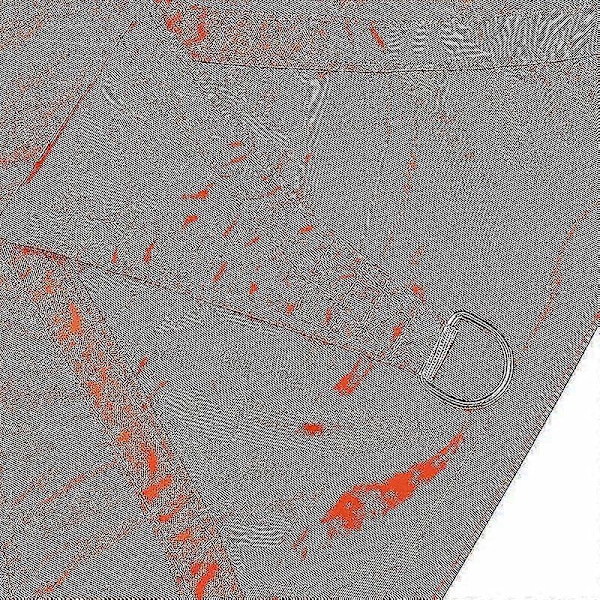 3x3x4,3m/4x4x5,7m/5x5x7,1m Vedenpitävä Aurinkosuoja Purje Kolmio Puutarhaan Terassille Ulkokatoksiin - Xin Oranssi Orange 3x3x4.3m