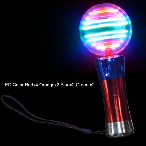 1 pakke 7,5\" Lysende Tryllestaver for barn, blinkende LED-tryllestaver