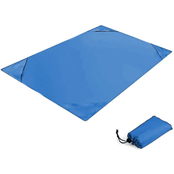 Outdoor Compact Beach Blanket Pocket Filt 200x140cm