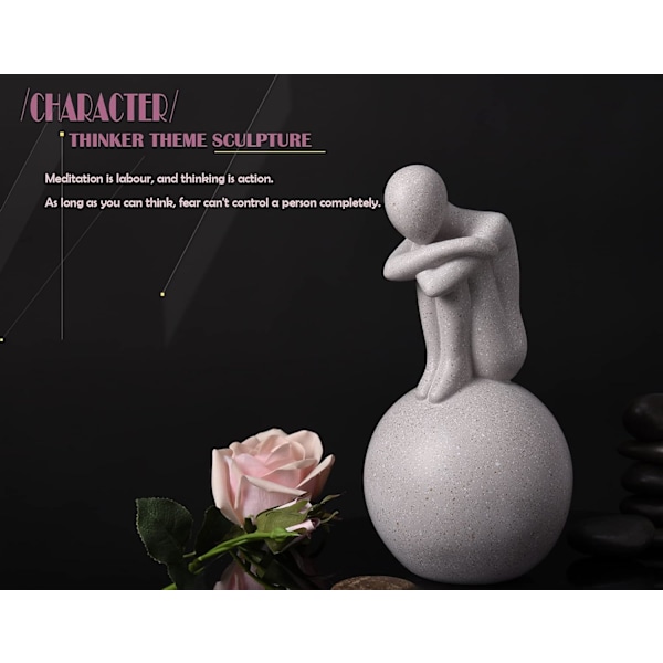 Modern Staty Dekor, Abstrakt Konst Resin Skulptur, Enkel