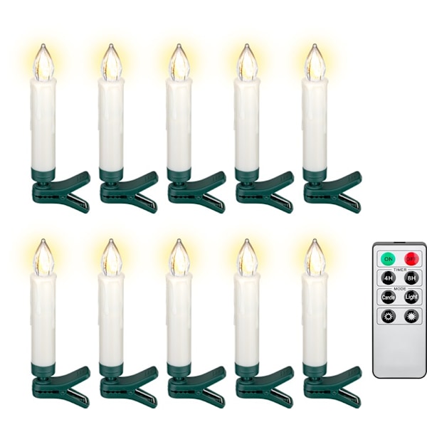 10 langatonta LED-joulukuusen valoa