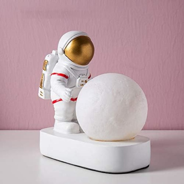 Astronautti Avaruusmies Kuu Yövalo Makuuhuoneeseen-X71-