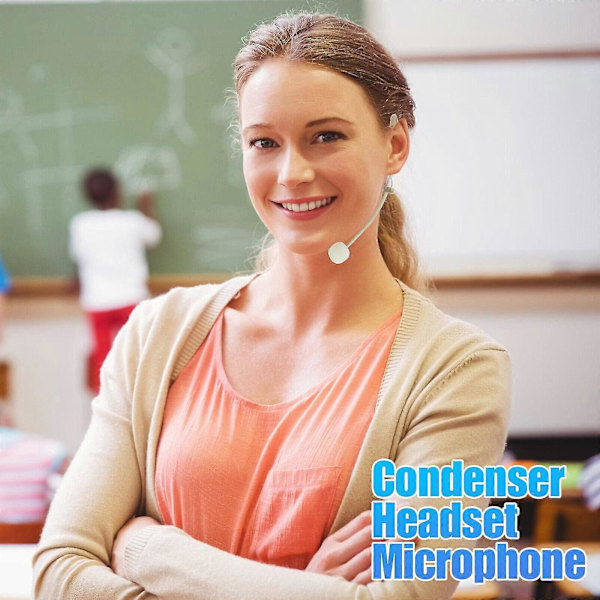 Dobbelt Ørebøjle Headset Mikrofon XLR 4Pin TA4F Kondensator Headworn Mikrofon til SHURE-X73-