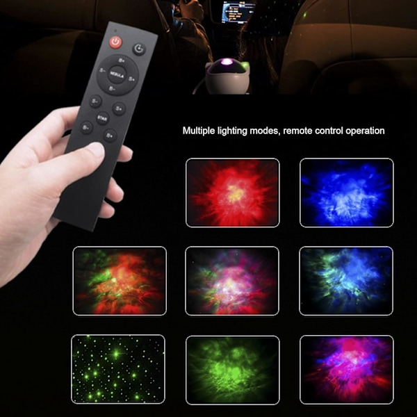 Astronaut LED Stjerneprojektor, 3D Stjerneprojektor Lys LED Atmosp-X71-