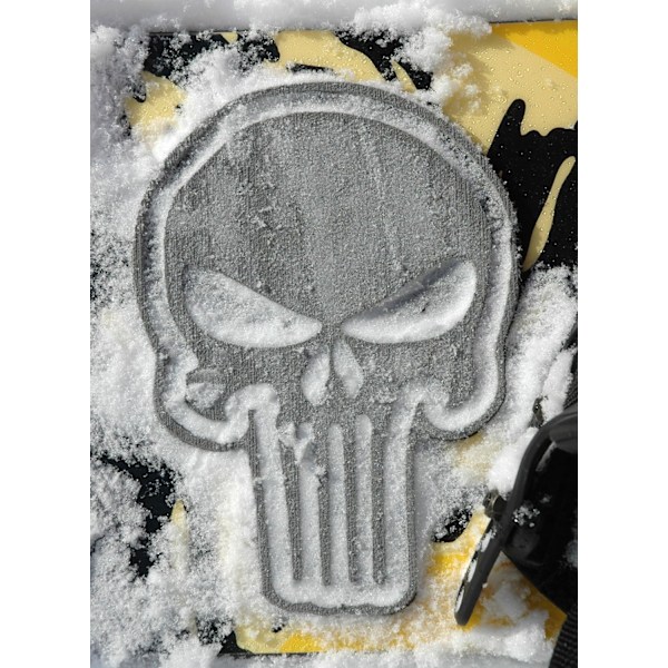 Snowboard Stomp Pad - Skull P Gray-X71-