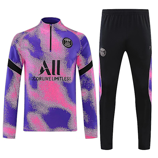 2021 fodbold Paris trøje jakke træningsdragt Caddy voksen kostume farve 18 155cm-FQ2- 18 155cm color