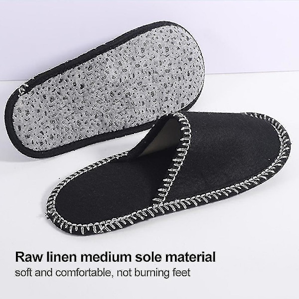 6-pak filtslippers - tysta og skridsikre