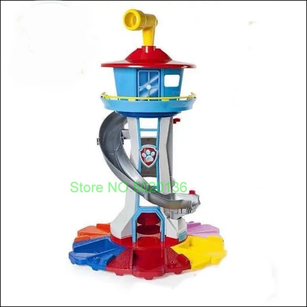 Ny Paw Patrol Plane Patrol Actionfigur Modell Utsiktstorn Räddningsbuss Valphund Jul Barnleksaker Julklapp White