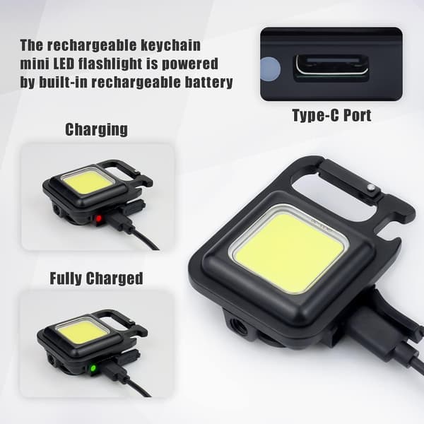 Mini LED Work Inspection Lights Rechargeable Portable Work Light