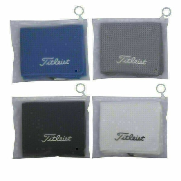 Titleist Golfhandduk Bomulls-Karbinhake för Klubbboll Rengöring - Handdukar - Svart