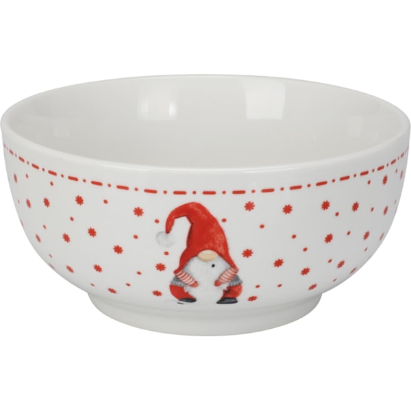 Skål Jul Vit Tomte