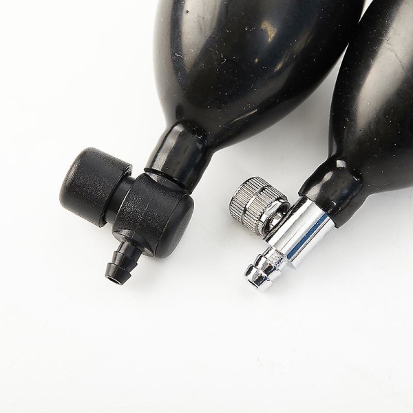 Inflator Bulb Luftpump För Blodtrycksmätare Blodtrycksmätare Med Twist 1 PC Metal valve