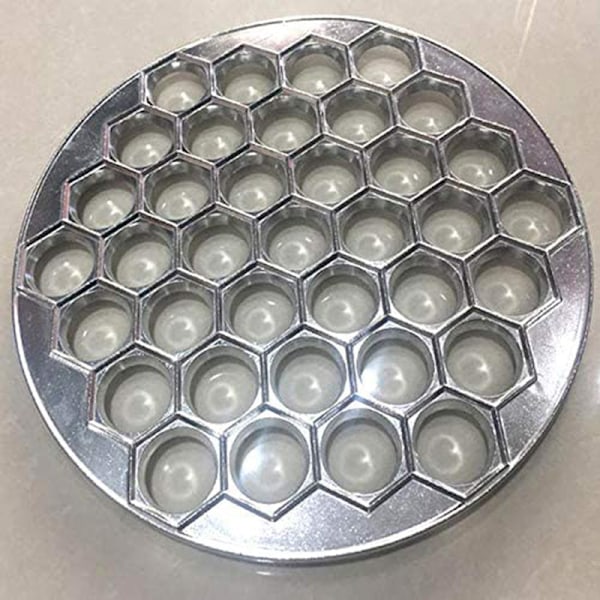 37 Hulls Dumpling Maker Verktøy Ravioli Aluminium