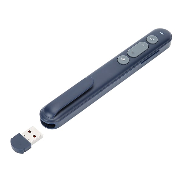 2,4G Trådlös Presentatör Fjärrkontroll Flip Pen Presentation Clicker för PowerPoint Möte Undervisning Tal Batteridriven