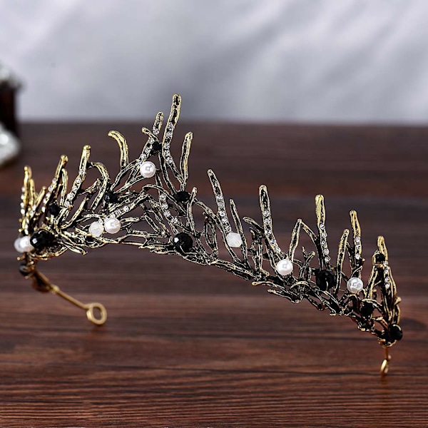 hårkrone vintage hovedbeklædning rhinestone hovedkrone hovedbeklædning