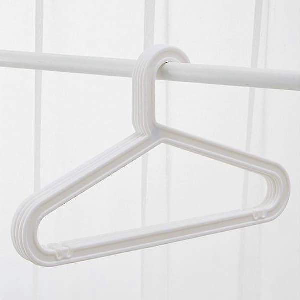 10-pack Standard PP Hanger Lightweight Shirt Hanger for Everyday Use White