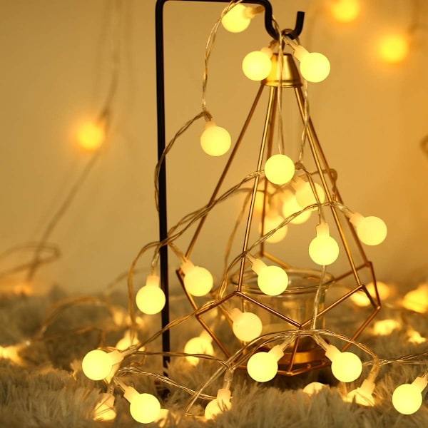 LED boll ljusslinga batteri utomhus atmosfär ljusslinga-X71-