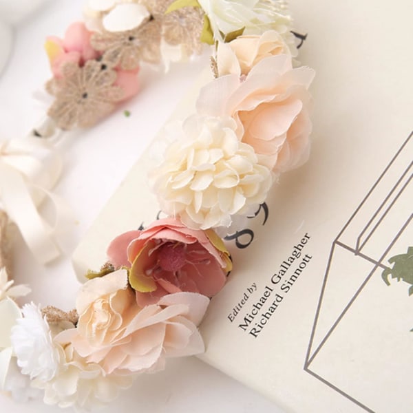 blomma hårband blomsterkrans blomkrans boho blommig håraccessoar