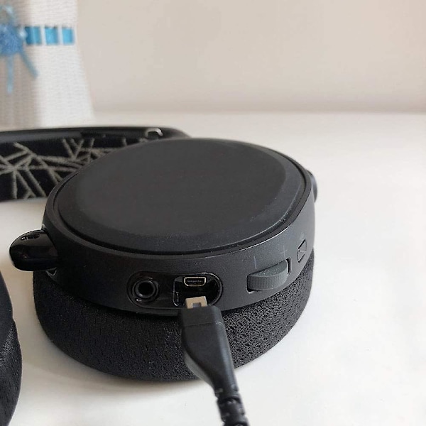 Flexibel stereo-spelheadsetkabel för Steelseries Arctis 3/5/7 Pro Gaming