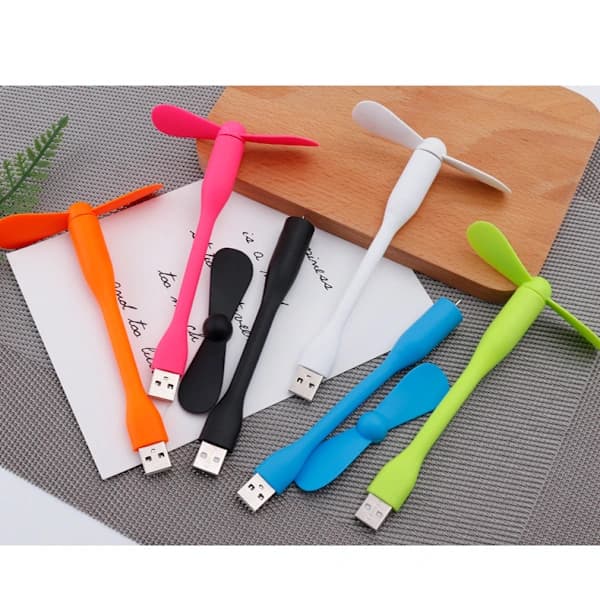 /EA/6-pakning Mini USB-vifte Bærbar Fleksibel Kjøler Kjølevifte for Com